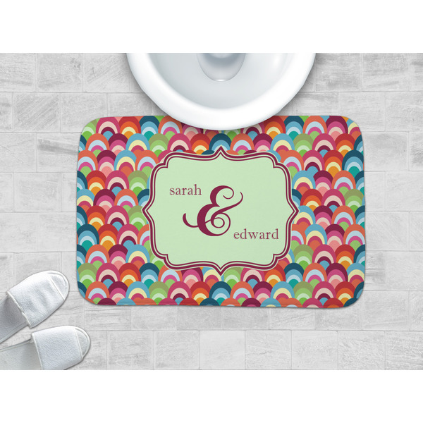 Retro Fishscales Memory Foam Bath Mat - LIFESTYLE 34x21