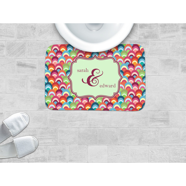 Retro Fishscales Memory Foam Bath Mat - LIFESTYLE