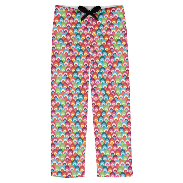 Custom Retro Fishscales Mens Pajama Pants - XS