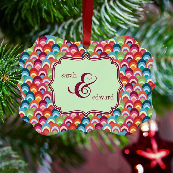 Retro Fishscales Metal Benilux Ornament - Lifestyle