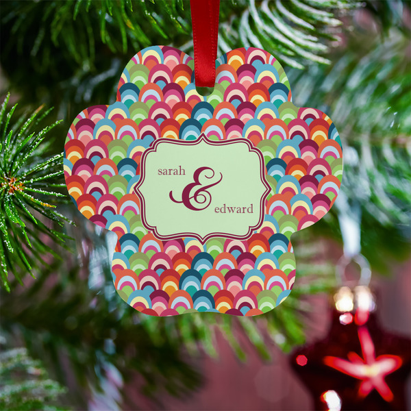 Retro Fishscales Metal Paw Ornament - Lifestyle