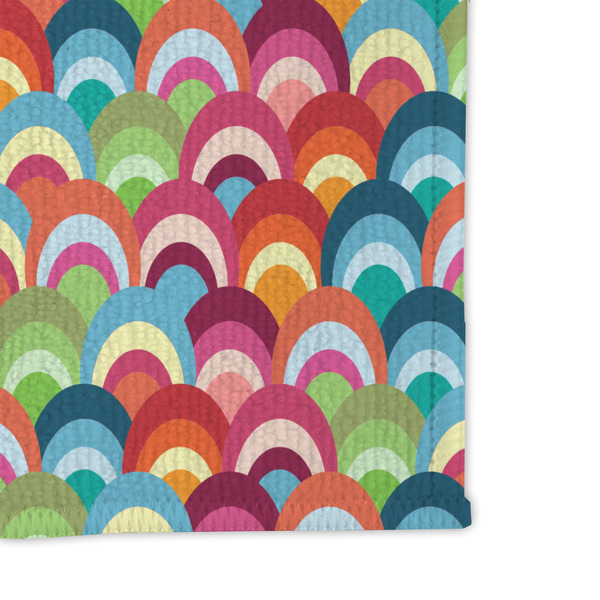 Retro Fishscales Microfiber Dish Rag - DETAIL