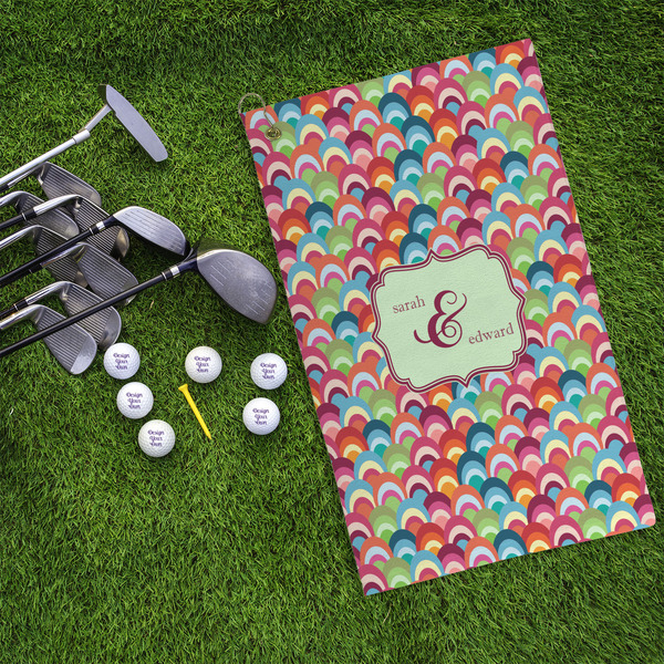 Retro Fishscales Microfiber Golf Towels - LIFESTYLE
