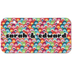 Retro Fishscales Mini/Bicycle License Plate (2 Holes) (Personalized)