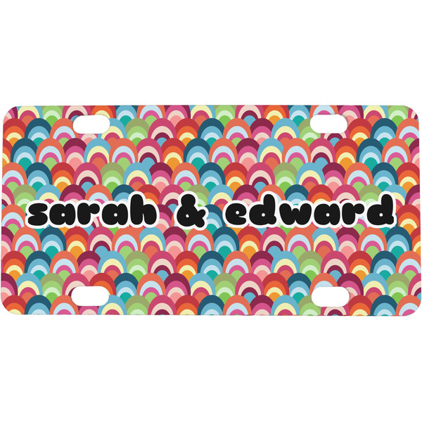 Custom Retro Fishscales Mini/Bicycle License Plate (Personalized)