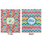 Retro Fishscales Minky Blanket - 50"x60" - Double Sided - Front & Back