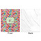 Retro Fishscales Minky Blanket - 50"x60" - Single Sided - Front & Back