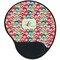 Retro Fishscales Mouse Pad with Wrist Support - Main