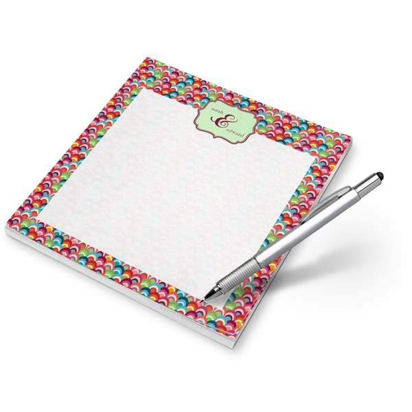 Custom Retro Fishscales Notepad (Personalized)