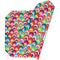 Retro Fishscales Octagon Placemat - Double Print (folded)