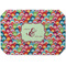 Retro Fishscales Octagon Placemat - Single front