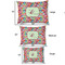 Retro Fishscales Outdoor Dog Beds - SIZE CHART