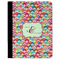 Retro Fishscales Padfolio Clipboards - Large - FRONT