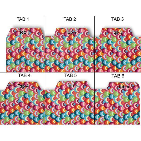 Retro Fishscales Page Dividers - Set of 6 - Approval