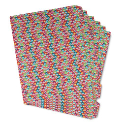 Retro Fishscales Binder Tab Divider - Set of 6 (Personalized)