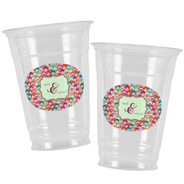 Retro Fishscales Party Cups - 16oz - Alt View