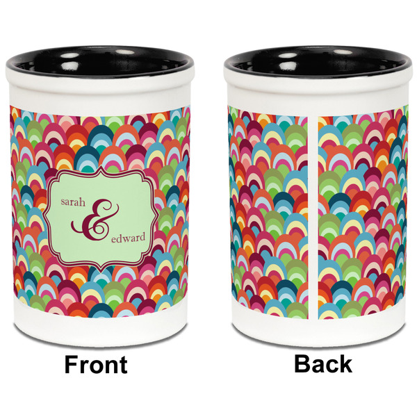 Retro Fishscales Pencil Holder - Black - approval