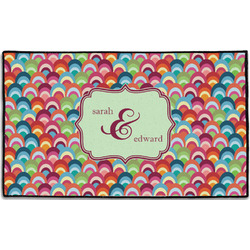Retro Fishscales Door Mat - 60"x36" (Personalized)