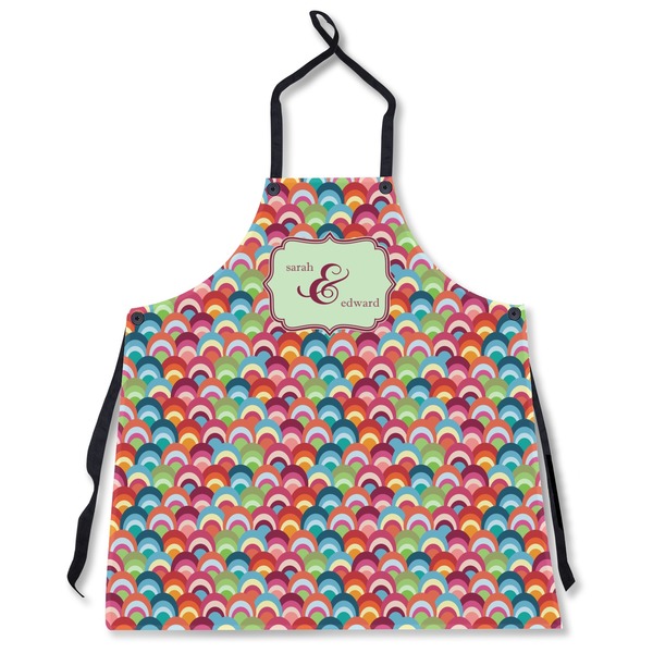 Retro Fishscales Personalized Apron