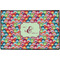Retro Fishscales Door Mat - 36"x24" (Personalized)