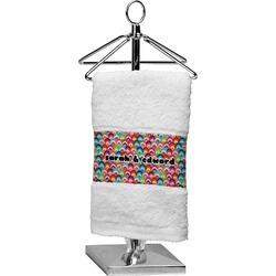 Retro Fishscales Cotton Finger Tip Towel (Personalized)