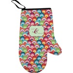 Retro Fishscales Right Oven Mitt (Personalized)