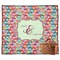 Retro Fishscales Outdoor Picnic Blanket (Personalized)