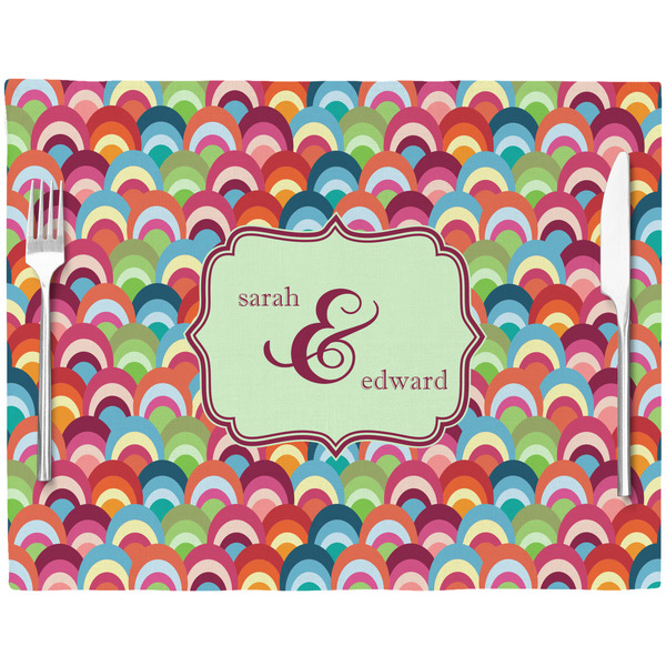 Retro Fishscales Placemat with Props