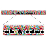 Retro Fishscales Plastic Ruler - 12" (Personalized)