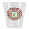 Retro Fishscales Plastic Shot Glass (Personalized)