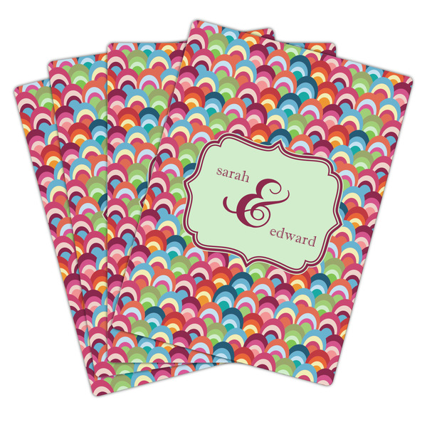 Retro Fishscales Playing Cards - Hand Back View