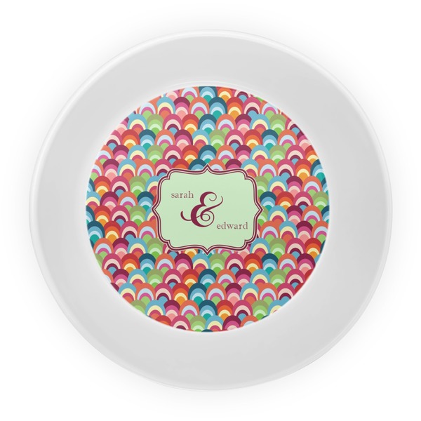 Retro Fishscales Melamine Bowl - Center