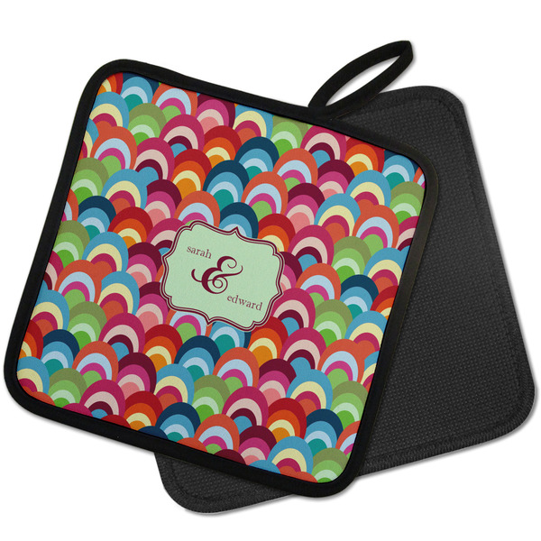 Retro Fishscales Pot Holders - PARENT MAIN