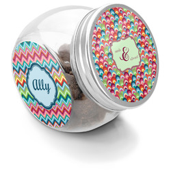 Retro Fishscales Puppy Treat Jar (Personalized)