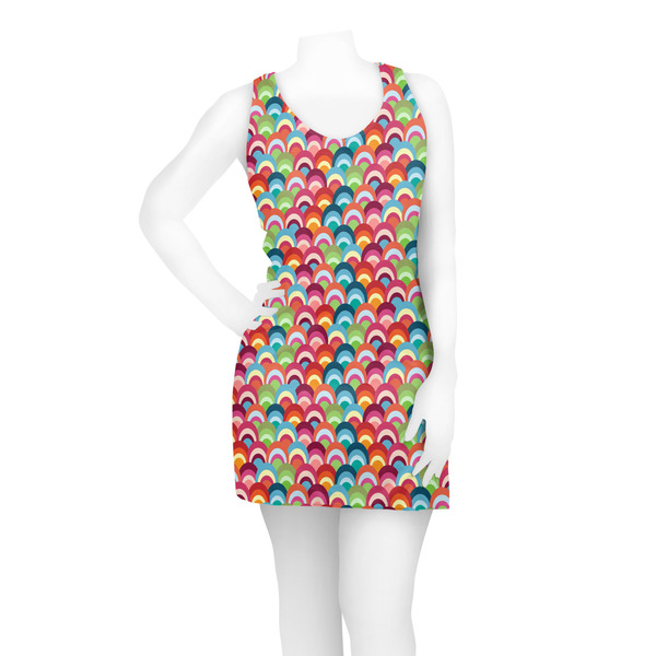 Retro Fishscales Racerback Dress - On Model - Front