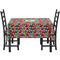 Retro Fishscales Rectangular Tablecloths - Side View