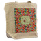 Retro Fishscales Reusable Cotton Grocery Bag - Front View