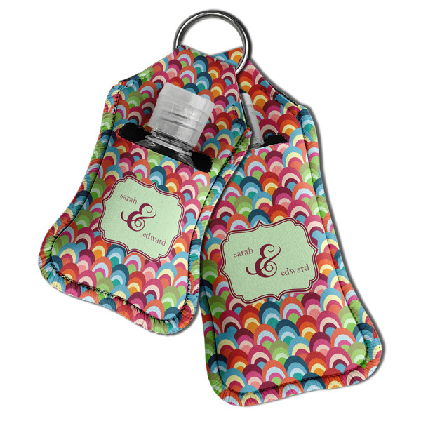 Retro Fishscales Sanitizer Holder Keychain - Both in Case (PARENT)