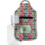 Retro Fishscales Hand Sanitizer & Keychain Holder - Small (Personalized)
