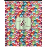 Retro Fishscales Extra Long Shower Curtain - 70"x84" (Personalized)