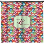 Retro Fishscales Shower Curtain (Personalized)