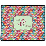 Retro Fishscales Large Gaming Mouse Pad - 12.5" x 10" (Personalized)