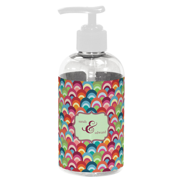 Retro Fishscales Small Liquid Dispenser (8 oz) - White