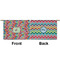 Retro Fishscales Small Zipper Pouch Approval (Front and Back)