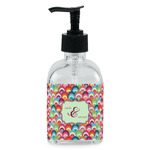 Retro Fishscales Glass Soap & Lotion Bottle - Single Bottle (Personalized)