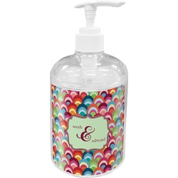 Retro Fishscales Acrylic Soap & Lotion Bottle (Personalized)