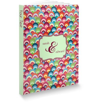 Retro Fishscales Softbound Notebook (Personalized)