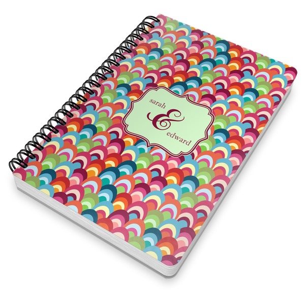 Retro Fishscales Spiral Journal 7 x 10 - Main