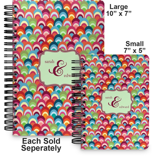 Retro Fishscales Spiral Journal - Comparison
