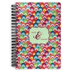 Retro Fishscales Spiral Notebook (Personalized)